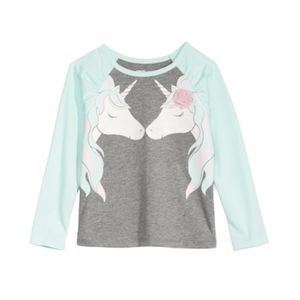 Epic Threads 3T Gray Unicorn Friends T-Shirt for Girls